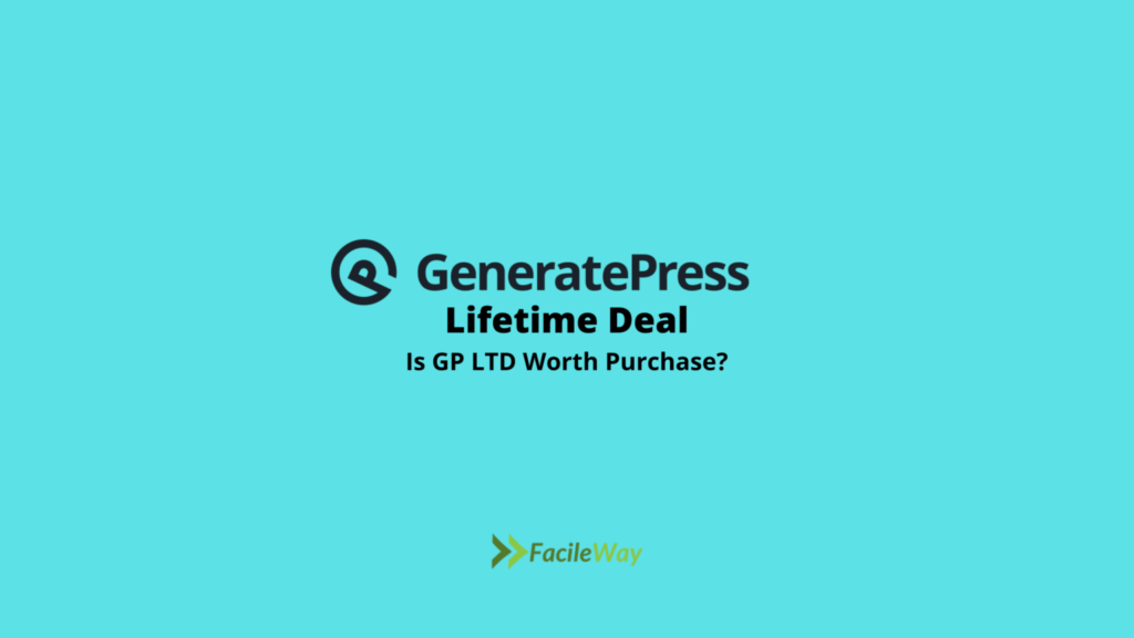 GeneratePress Lifetime Deal