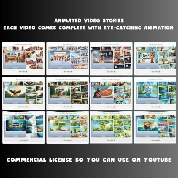 100 Kids’ Stories + 150 Editable Videos & Templates to Resell as Your Own! - Image 2